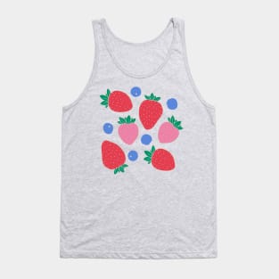 Strawberries and Blueberries Tank Top